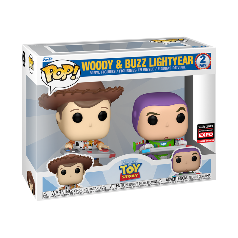 Funko Pop 2 Pack Toy Story Woody & Buzzlighyear Exclusivo EExpo Funko Pop 2 Pack Toy Story Woody & Buzzlighyear Exclusivo EExpo