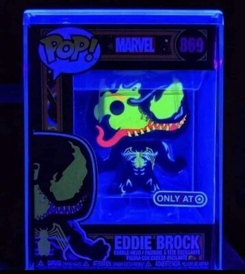 Funko Pop Eddie Brock Blacklight exclusivo de Target