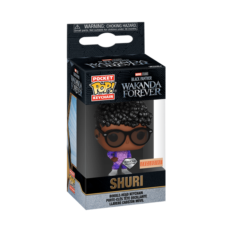 Funko Wakanda Forever Shuri Pocket Pop Keychain Exclusivo Diamond