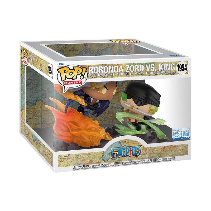 Funko Pop One Piece Moment Roronoa Zoro Vs. King Exclusivo de Gamestop Funko Pop One Piece Moment Roronoa Zoro Vs. King Exclusivo de Gamestop