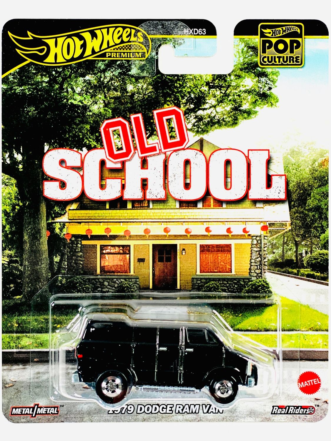 Hot Wheels Premium Pop Culture Old School 1979 Dodge Ram Van