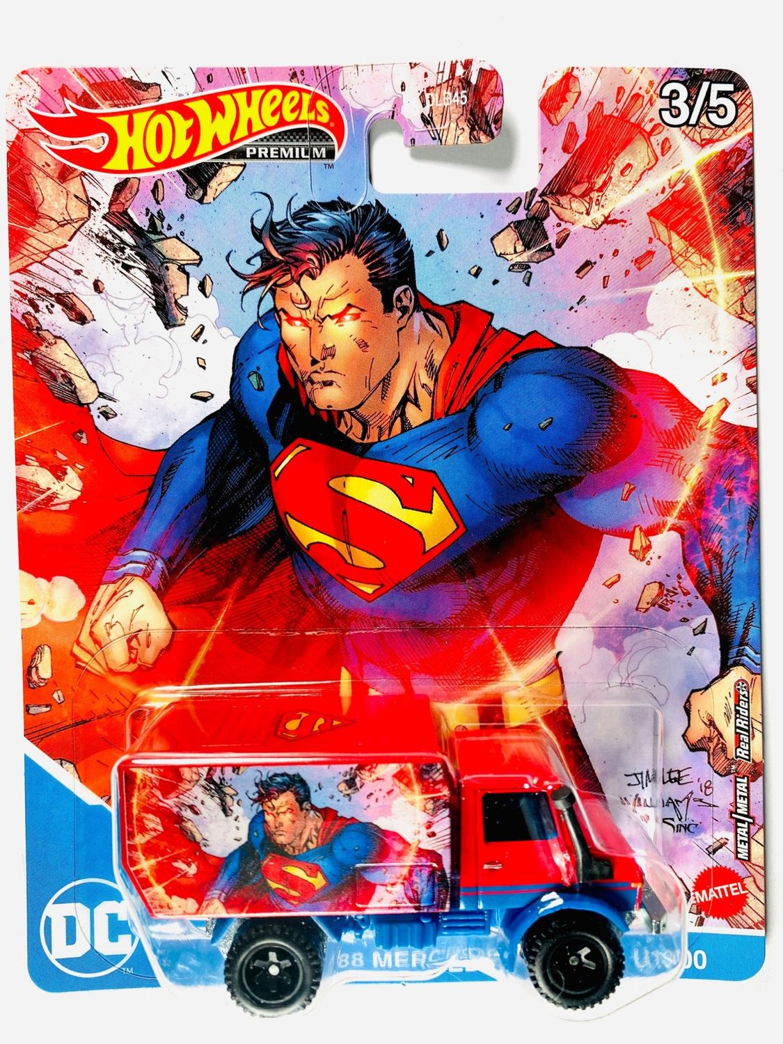 Hot Wheels Premium Pop Culture DC Comic Superman 88 Mercedes Unimog U1300
