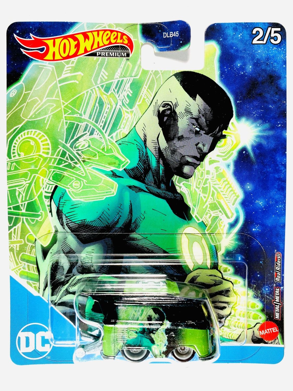 Hot Wheels Premium Pop Culture DC Comic Green Lantern VW Kool Kombi