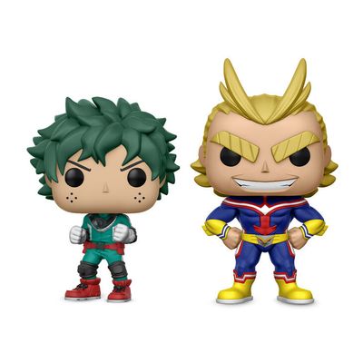Funko Pop 2 Pack My Hero Academia All Might & Deku Exclusivo de Funimation