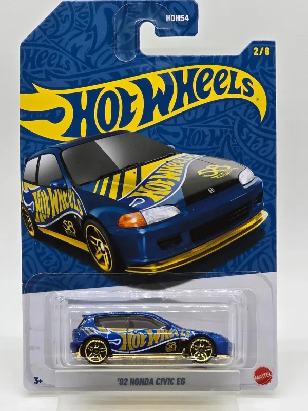 Hot Wheels 58th Anniversary 92 Honda Civil EG