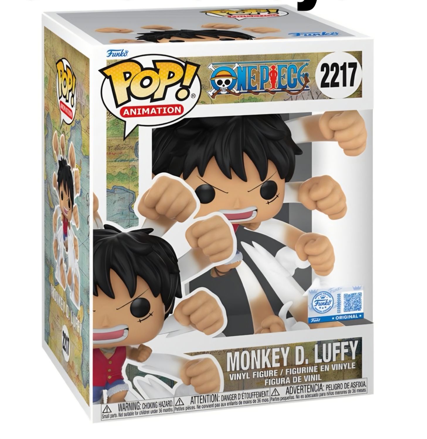 Funko Pop Premium One Piece Monkey D. Luffy Exclusivo Chrono Toys