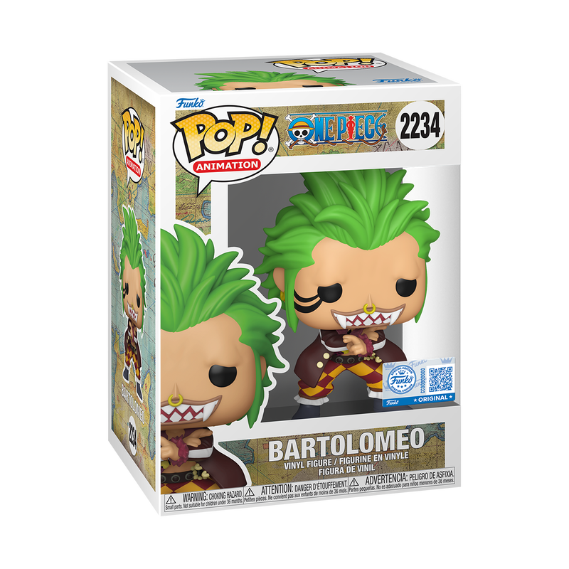 Pre-orden Funko Pop One Piece Bartolomeo Exclusivo de Funko Shop Pre-orden Funko Pop One Piece Bartolomeo Exclusivo de Funko Shop