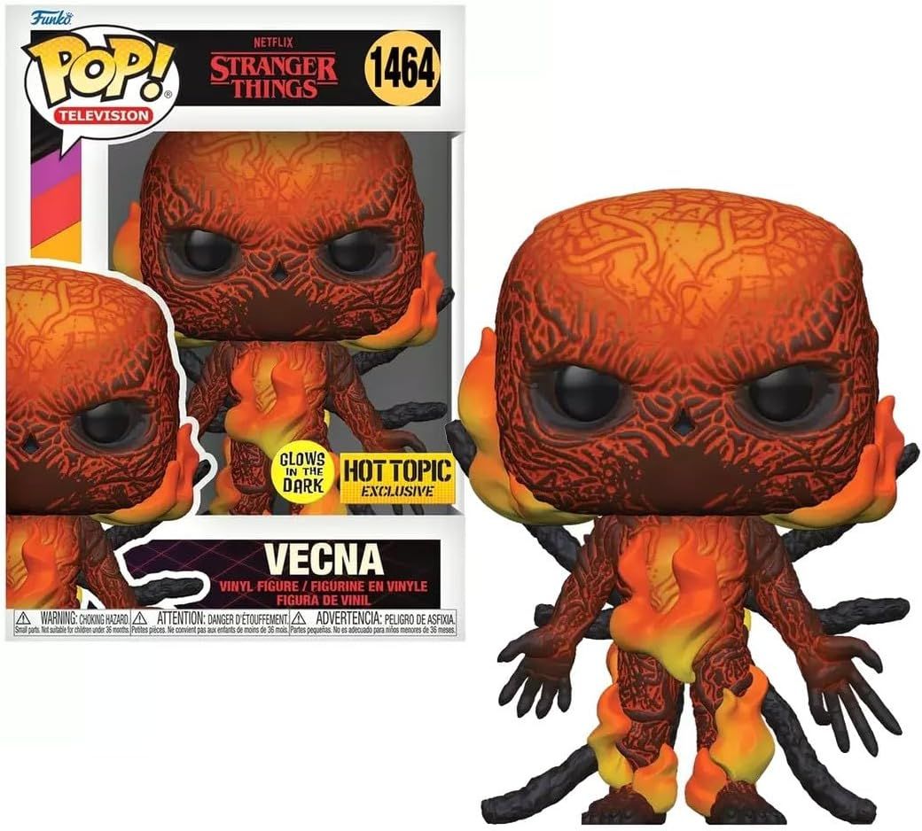 Funko Pop Vecna Exclusivo de Hottopic GITD