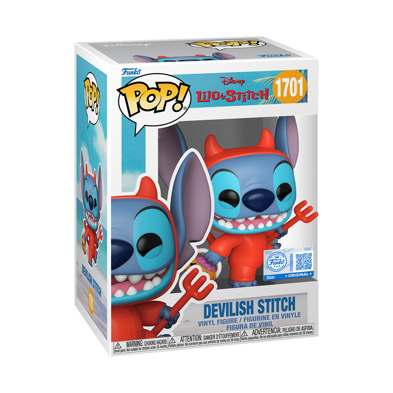 Funko Pop Devilish Stitch Exclusivo EE Funko Pop Devilish Stitch Exclusivo EE