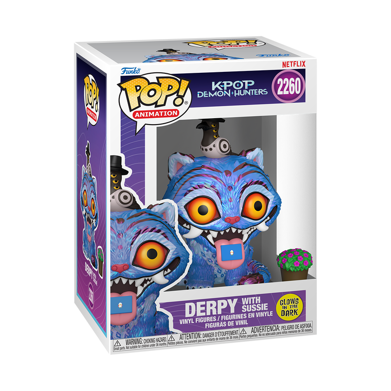 Funko Pop K-Pop Demon Hunter Derpy with Sussie GITD Funko Pop K-Pop Demon Hunter Derpy with Sussie GITD