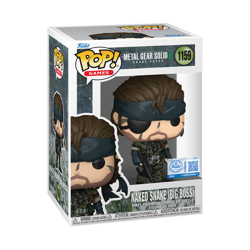 Funko Pop Naked Snake Exclusivo de Gamestop