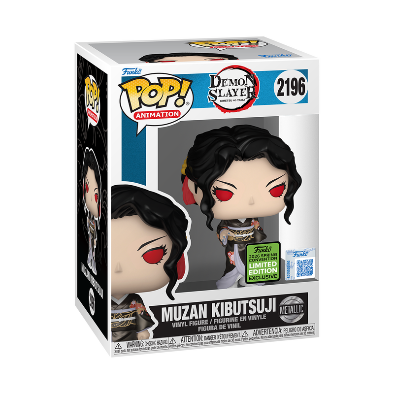 Pre-orden Funko Pop Muzan Kibutsuji Exclusivo Metallic