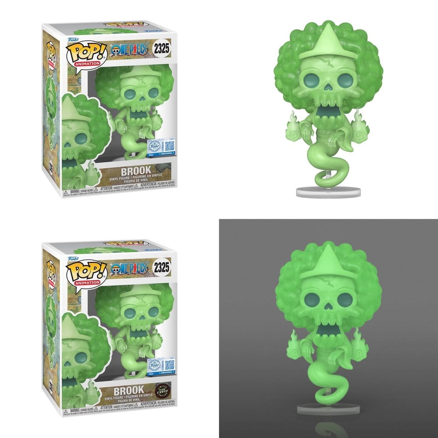 Pre-orden Funko Pop One Piece Brook Bundle Chase Exclusivo de Chalice Collectibles