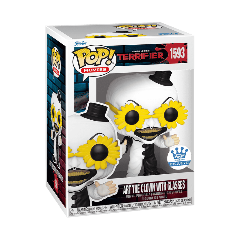 Funko Pop Art the Clown with Glasses Exclusivo de Funko Shop Funko Pop Art the Clown with Glasses Exclusivo de Funko Shop
