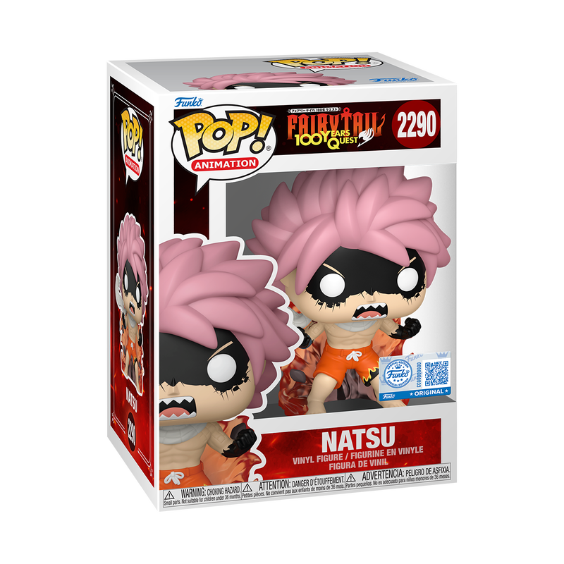 Funko Pop! Natsu (Fired-Up) Exclusivo de Funko Shop