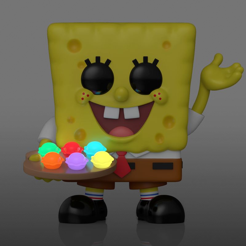 Funko Pop! SpongeBob with Pretty Patties (Glow) Exclusivo BAM