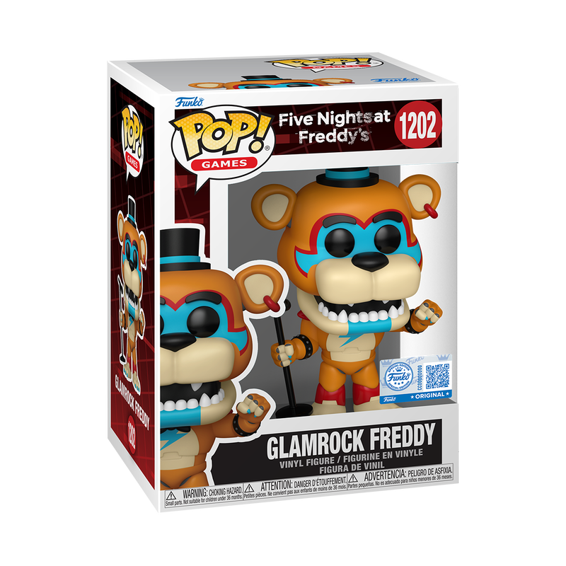 Funko Pop Five Nights at Freddy's! Glamrock Freddy Exclusivo Gamestop
