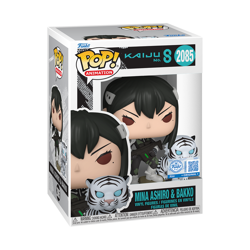 Funko Pop Kaiju. Mina Ashiro &amp; Bakko Exclusivo EE