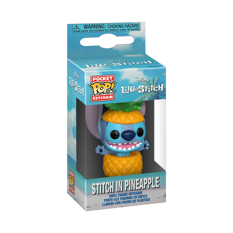 Pocket Pop Keychain Stitch In Pineapple