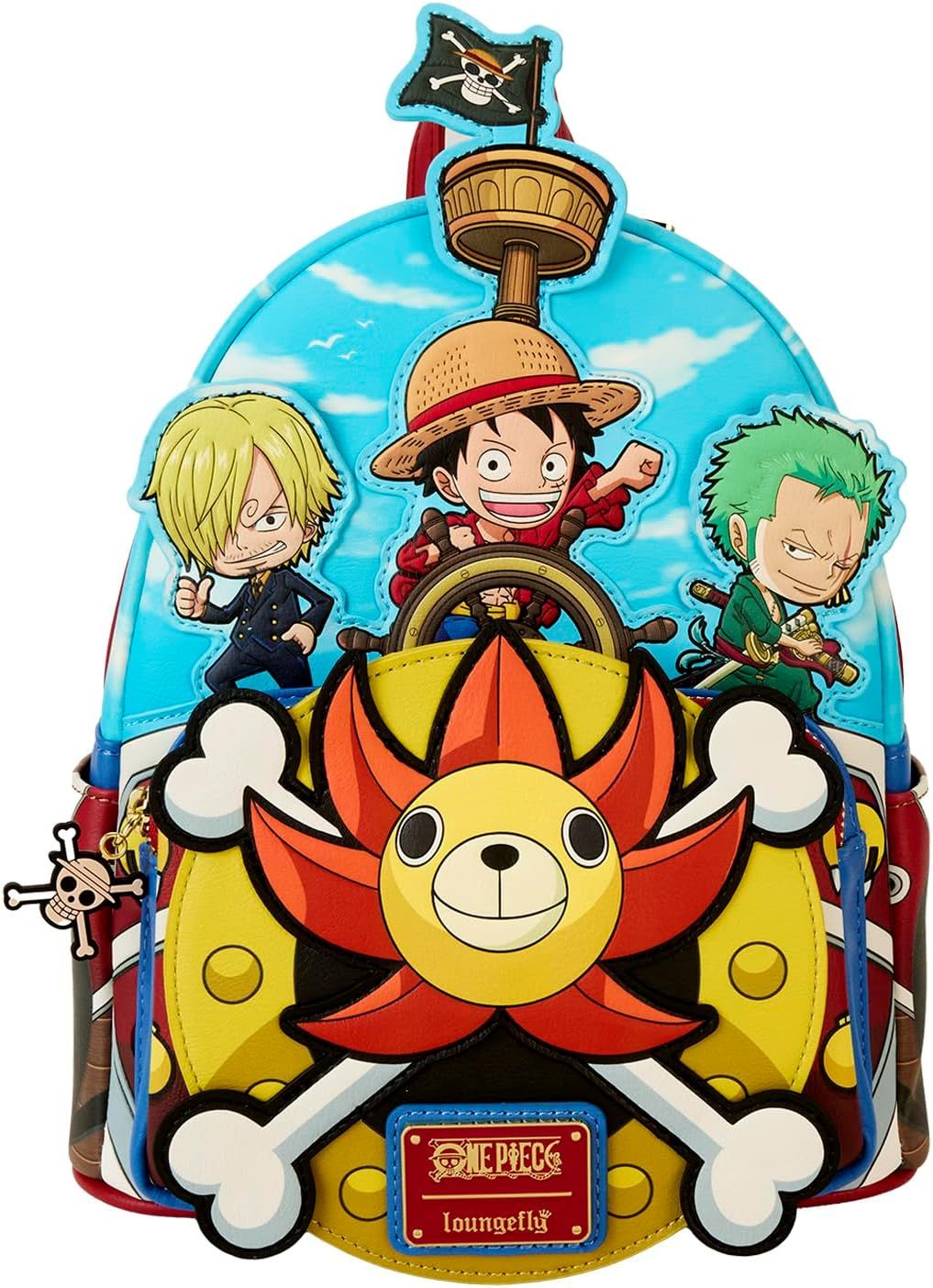 One Piece Thousand Sunny Ship Mini Backpack Exclusiva Loungefly