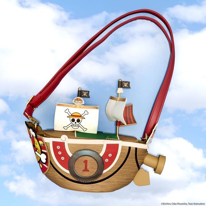 One Piece Thousand Sunny Ship Figural Crossbody Bag Exclusivo Loungefly