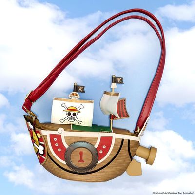 One Piece Thousand Sunny Ship Figural Crossbody Bag Exclusivo Loungefly