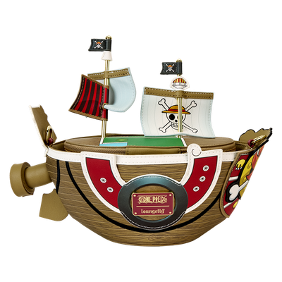One Piece Thousand Sunny Ship Figural Crossbody Bag Exclusivo Loungefly