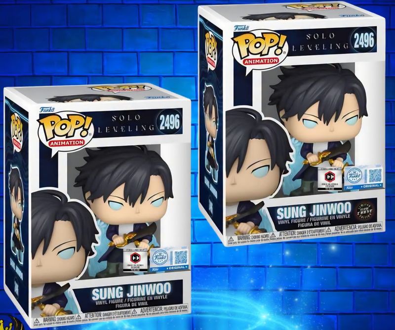 Pre-orden Funko Pop Solo Leveling Bundle Chase Sung Jinwoo Exclusivo Chalice Collectibles