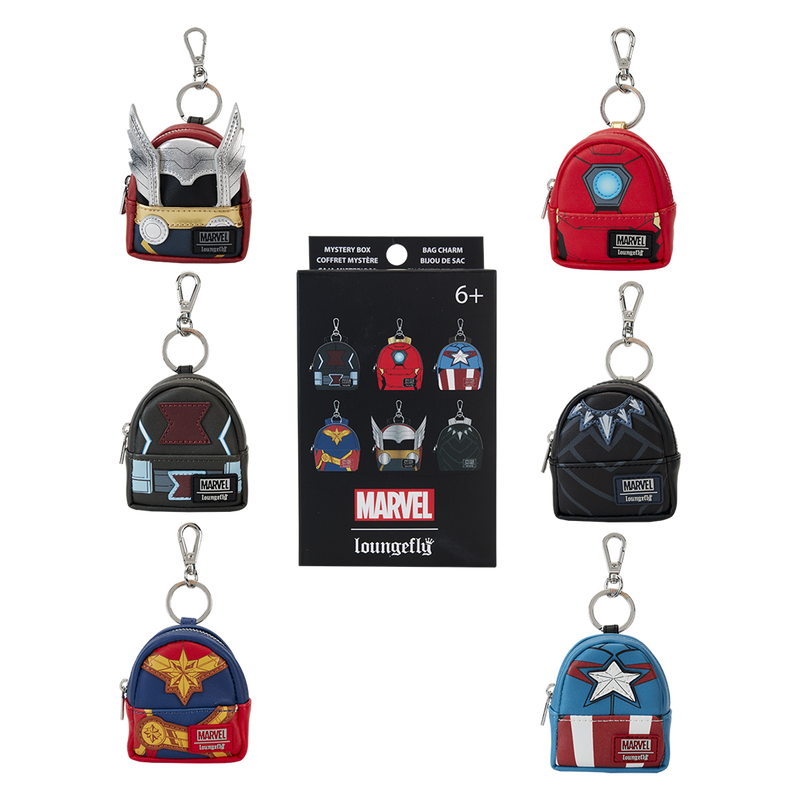 Marvel Avengers Cosplay Mystery Mini Backpack Keychain Charm Marvel Avengers Cosplay Mystery Mini Backpack Keychain Charm
