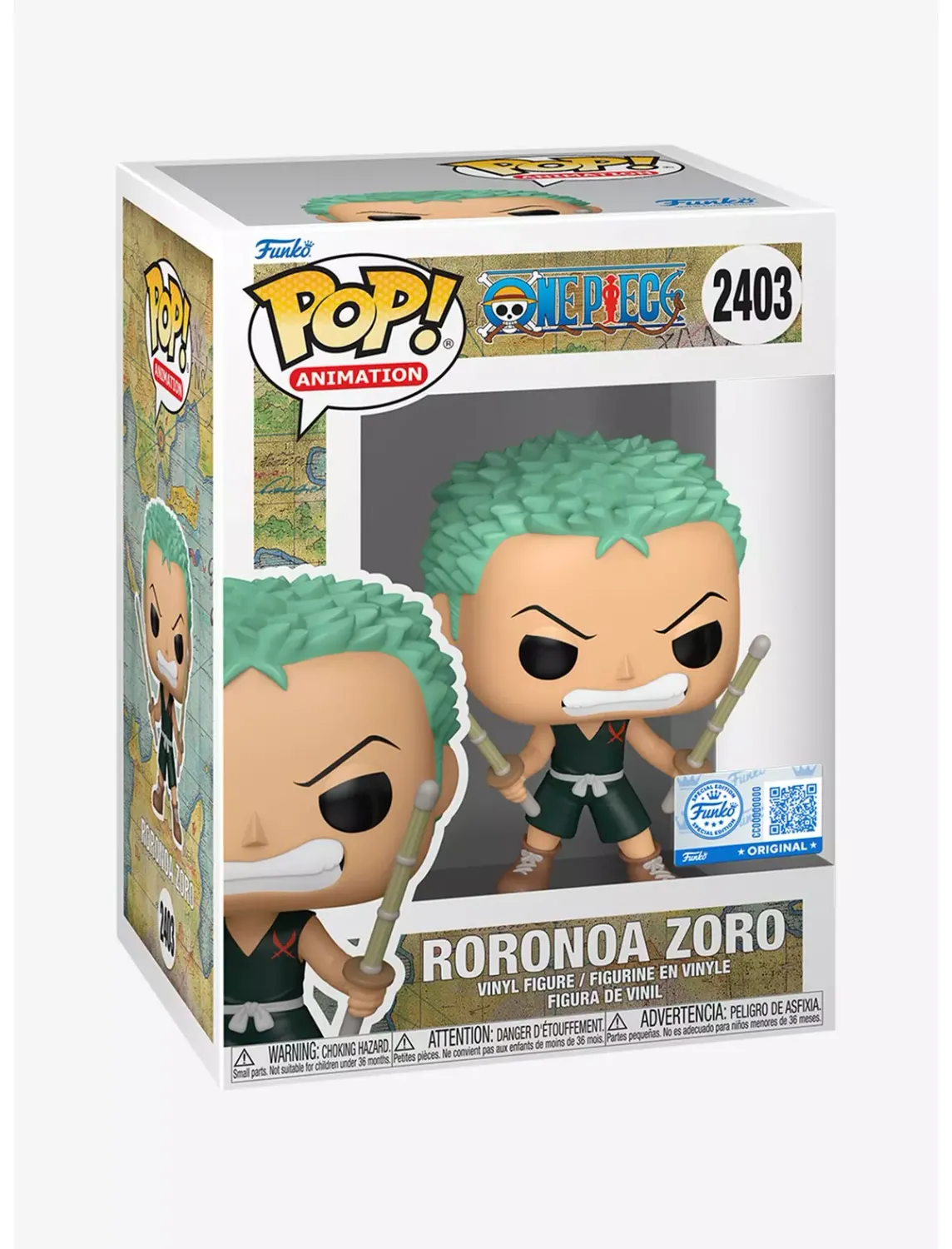 Funko Pop One Piece Roronoa Zoro exclusivo Boxlunch