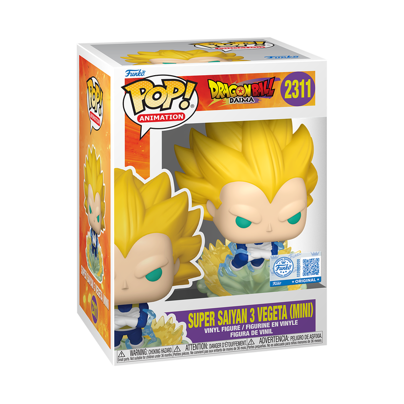 Funko Pop Super Saiyan 3 Vegeta  (mini) Exclusivo de Funko Shop