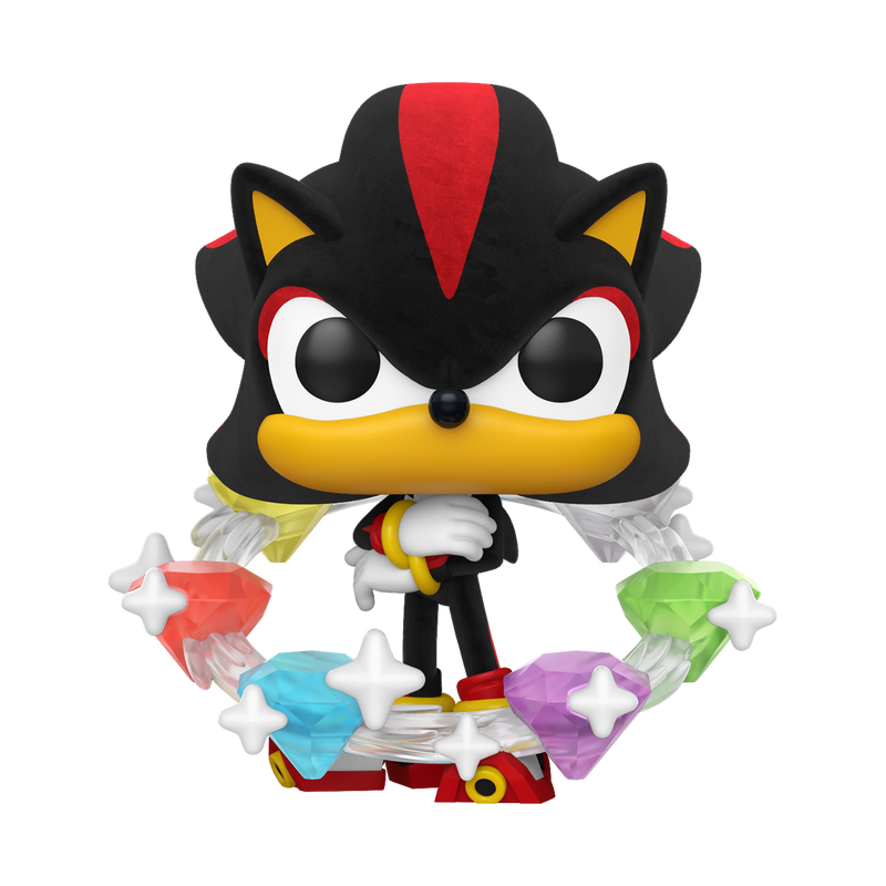 Funko Pop Sonic. Shadow with Emeralds Exclusivo de HotTopic