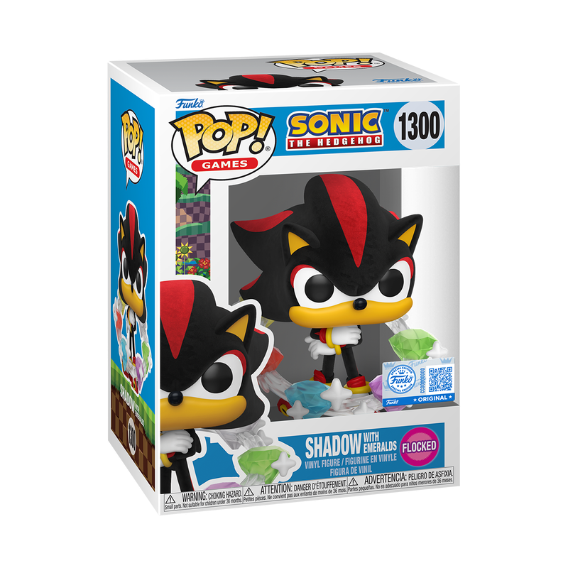 Funko Pop Sonic. Shadow with Emeralds Exclusivo de HotTopic