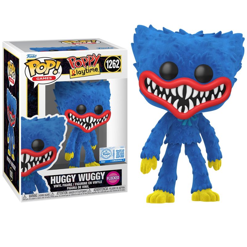 Funko Pop Huggy Buggy Exclusivo de HotTopic Flocked Funko Pop Huggy Buggy Exclusivo de HotTopic Flocked