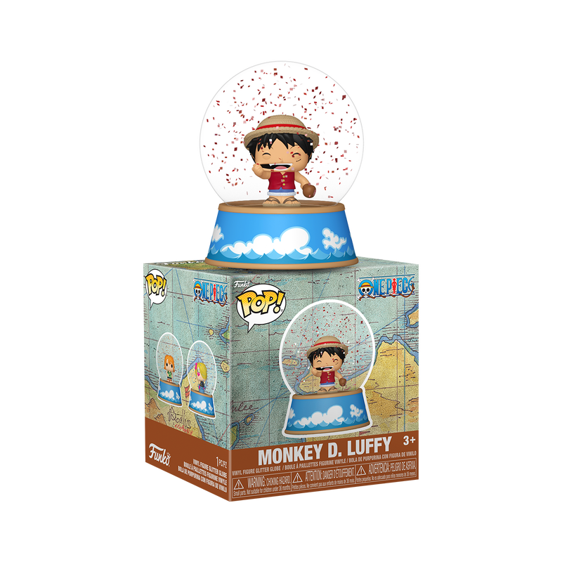 Globe Monkey D. Luffy Mini Glitter