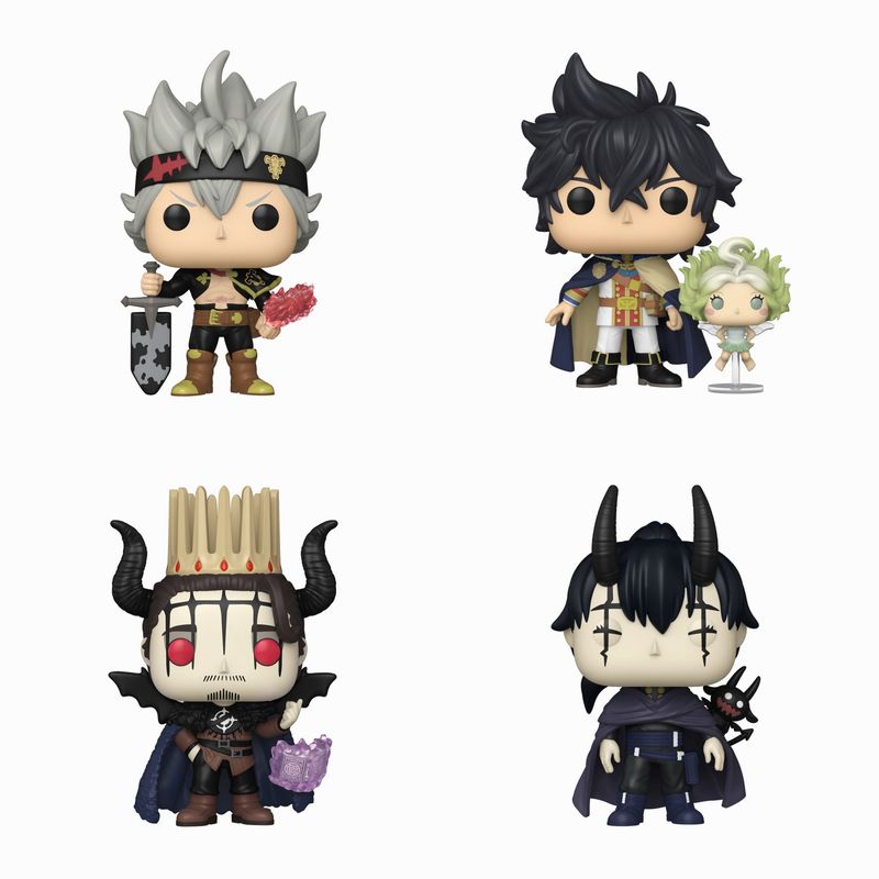 Pre-orden Funko Pop Black Clover Bundle Regulares