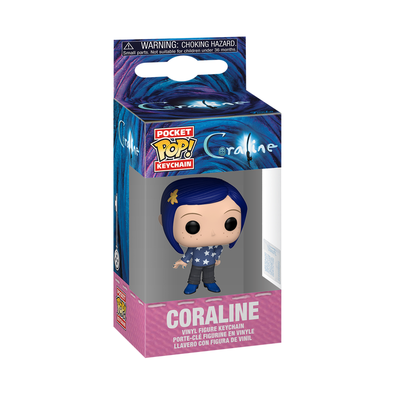 Pocket Pop Keychain Coraline Exclusivo HotTopic