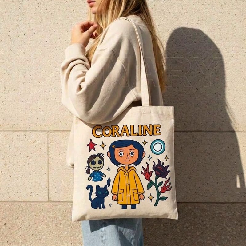 Tote Bag Coraline Diseño 1