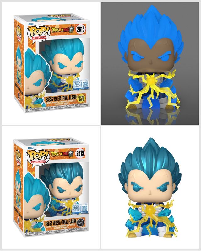 Pre-orden Funko Pop Dragon Ball Super. SSGSS Vegeta Final Flash Bundle Chase Exclusivo Chalice Collectibles