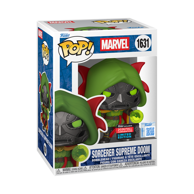 Funko Pop Sorcerer Supreme Doom Exclusivo NYCC Funko Pop Sorcerer Supreme Doom Exclusivo NYCC