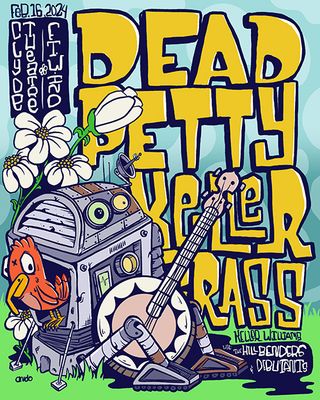 Keller Williams / The Hillbenders / Debutants - 16x20&quot; Digital Print