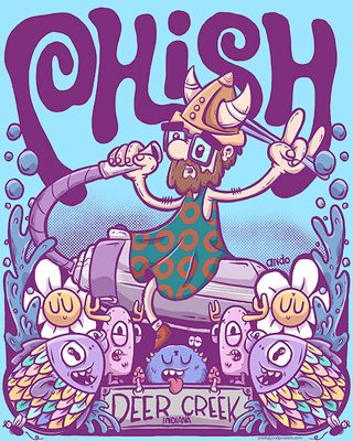 Phish @ Deer Creek Bootleg - 16x20&quot; Digital Print