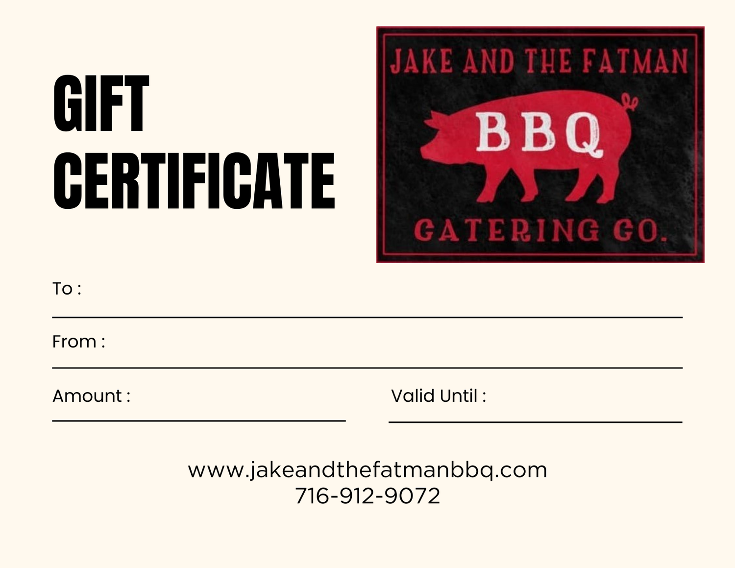 Gift Certificate