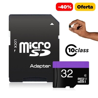 MicroSD 32GB con Adaptador SD