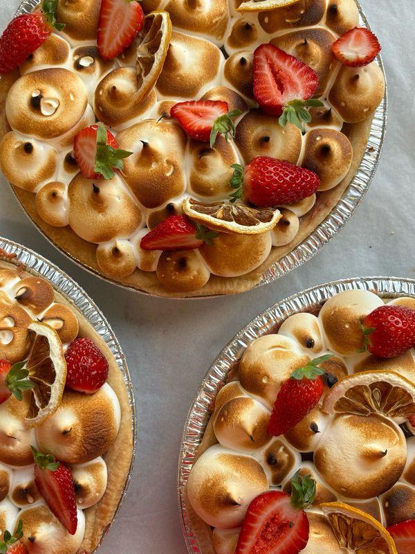 Tarte citron et fraise