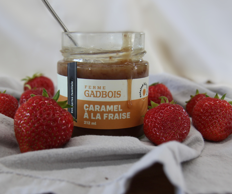 Caramel à la fraise