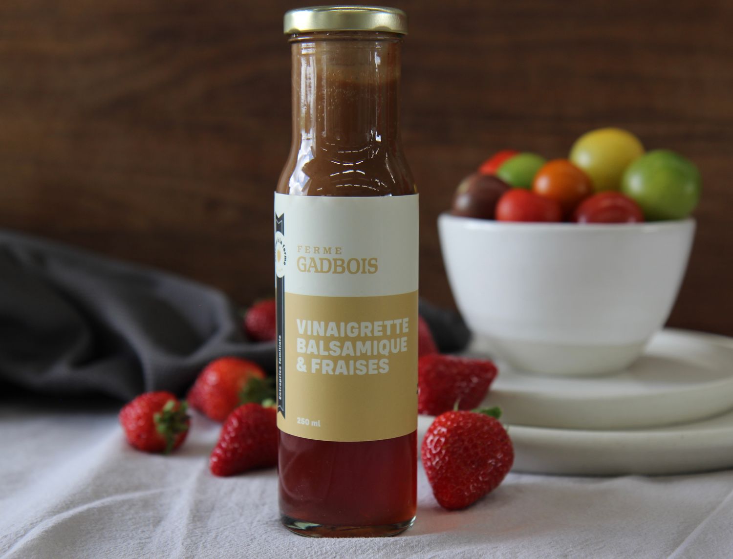 Vinaigrette balsamique aux fraises