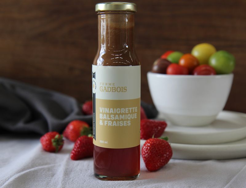 Vinaigrette balsamique aux fraises