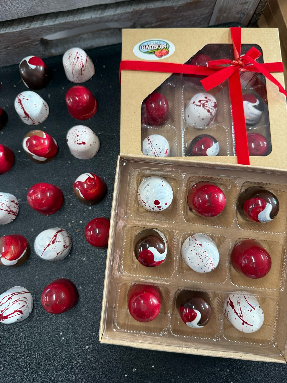 Boîte de chocolats fins (9 unités)