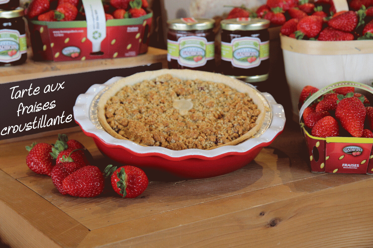 Tarte aux fraises - Croustillante Tarte aux fraises - Croustillante